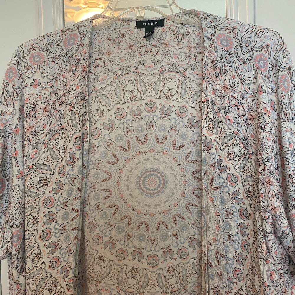 Torrid tribal pattern kimono